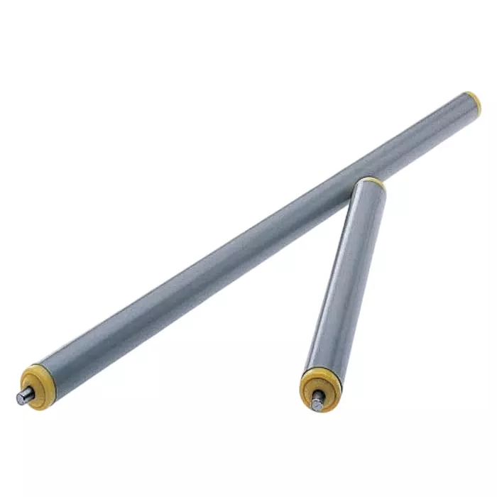 Interroll PVC Round Conveyor Roller Spring Loaded 20mm Dia. x 400mm L 5N Load Capacity Stainless Steel 6mm Spindle, 11AZS20D03 - 400