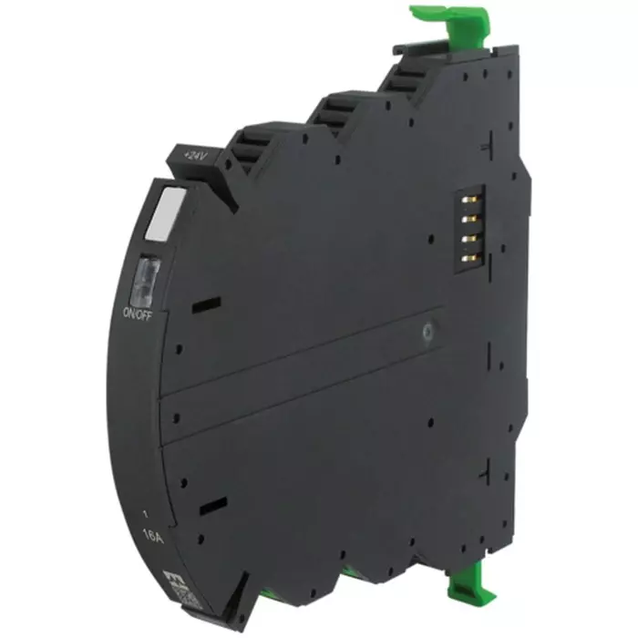 Murrelektronik Limited Mico Pro Electronic Circuit Breaker 16A 24V 9000 1 Channels  DIN Rail, 9000-41011-1600000