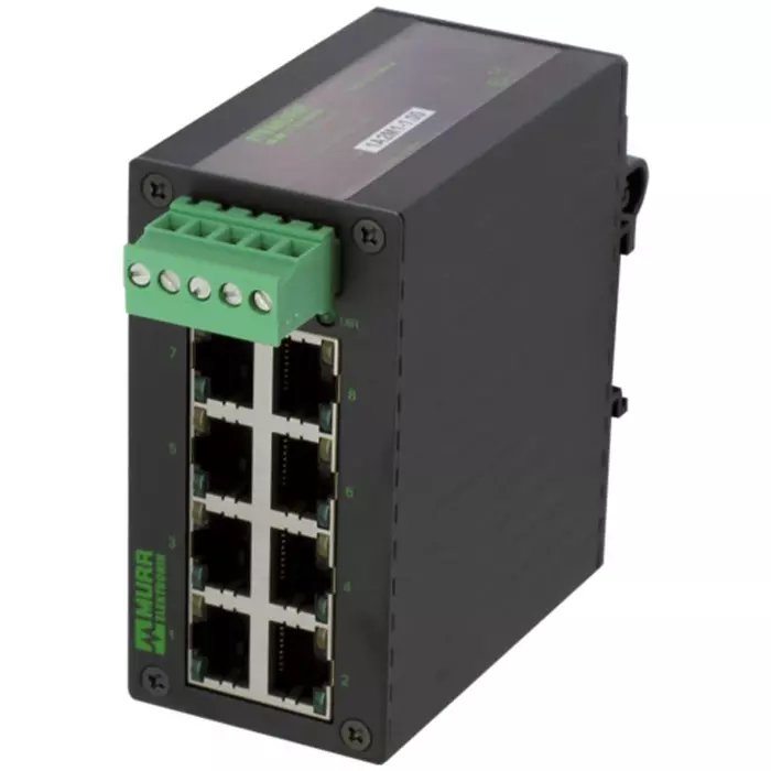 Murrelektronik Limited TREE 8TX Unmanaged 8 Port Network Switch, 58171
