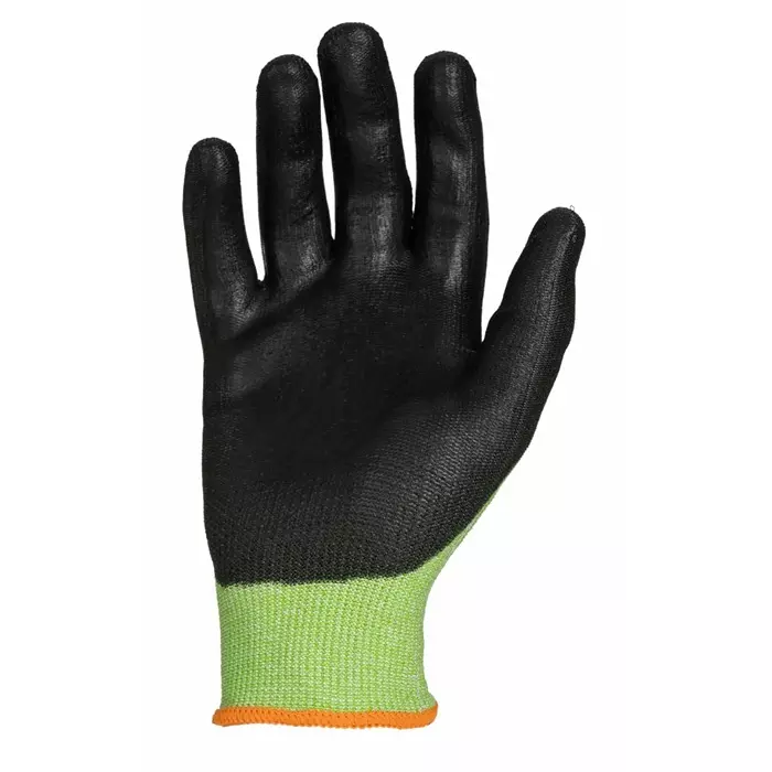 Traffi Cut Resistant Work Gloves Polyurethane Coating Green Size 8, TG5210-08 (1 Pair)