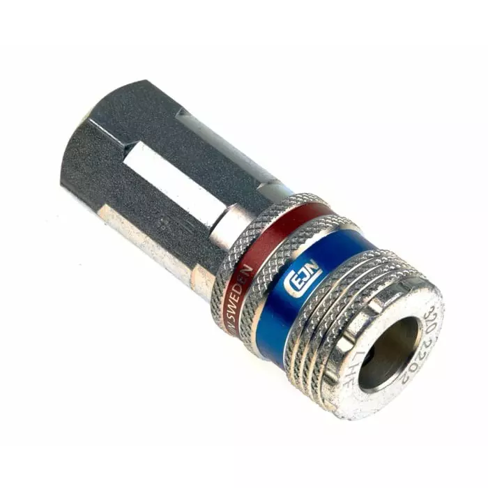 CEJN Pneumatic Quick Connect Coupling Brass & Steel Female G 1/4 Female Threaded, 103202202