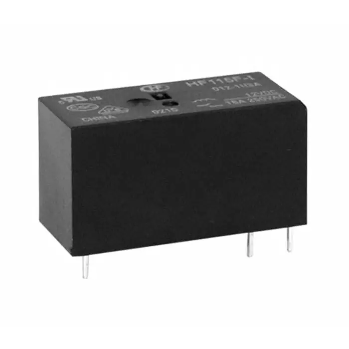 Hongfa Europe GMBH PCB Mount Power Relay 24V DC Coil 16A Switching Current SPST, HF115F-I/024-1H3AF(610) (Pack of 2 Pcs)