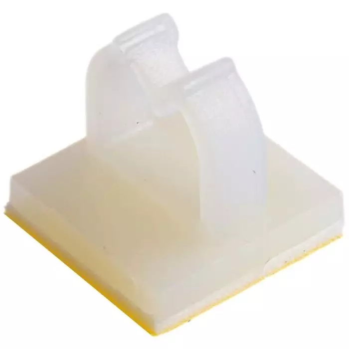 RS PRO Natural Nylon 66 Cable Clamp Self-extinguishing