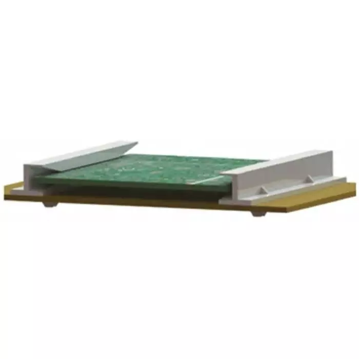 ESSENTRA COMPONENTS PCB Card Guide Horizontal Mount 101.6mm Long 1.6mm Thick Max., RSSHG-401-165