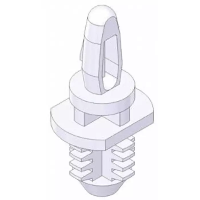 ESSENTRA COMPONENTS Nylon Blind Hole Fixing Spacer for 4mm PCB Hole, BHL-08-01