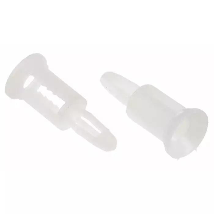 ESSENTRA COMPONENTS Nylon Studded Fixing Spacer for 4mm PCB Hole, SFCBS M4 12M 01