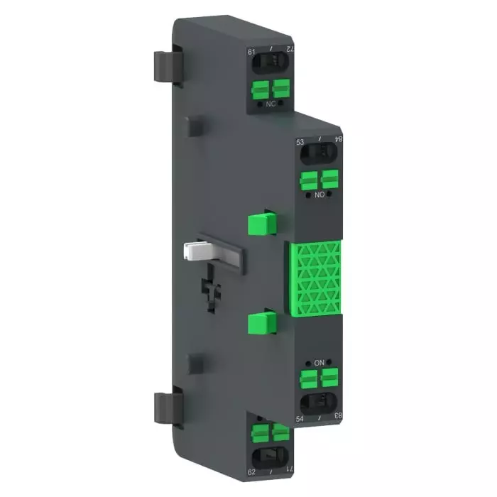 Schneider Electric Auxiliary Contact Block 2 Contact NO Side Mount, LAG8N203