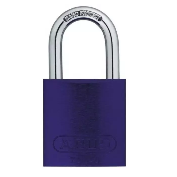 ABUS Key Weatherproof Aluminium Padlock Keyed Alike 6 mm Shackle 38.5 mm Body, 45145