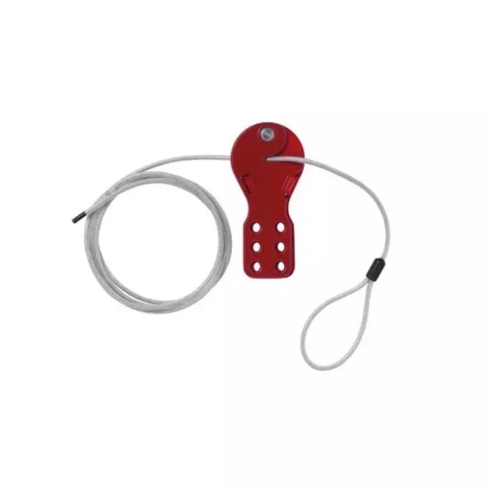 ABUS 6-Lock Plastic Steel Cable Lockout, 356