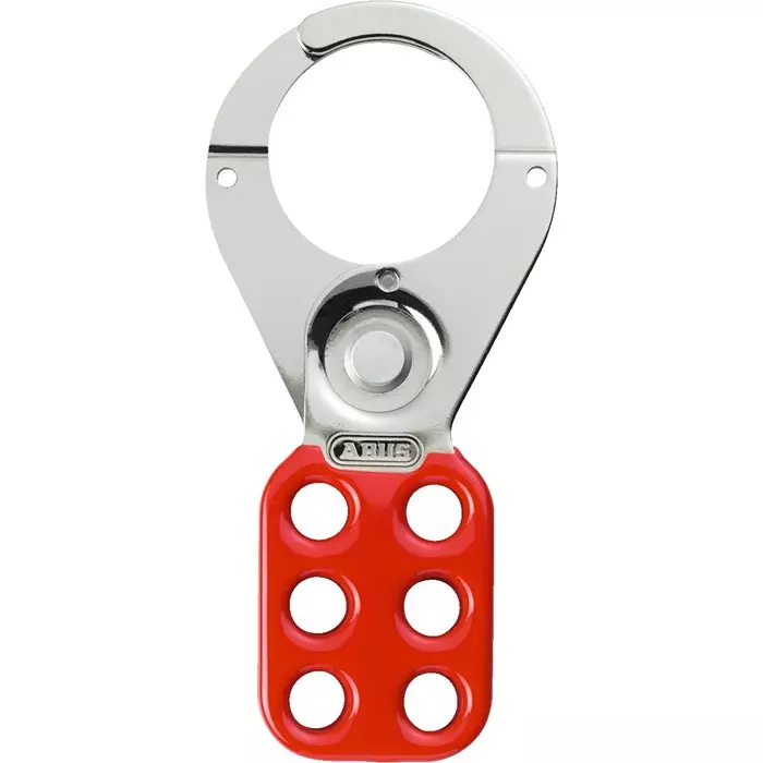 ABUS Yellow Steel Lockout Hasp 3.81cm Attachment, 28061