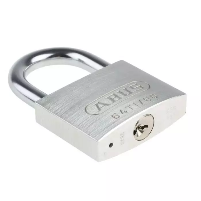 ABUS 64TI Key Weatherproof Titanium Weatherproof Padlock 9.5 mm Shackle 60 mm Body, 64TI/60