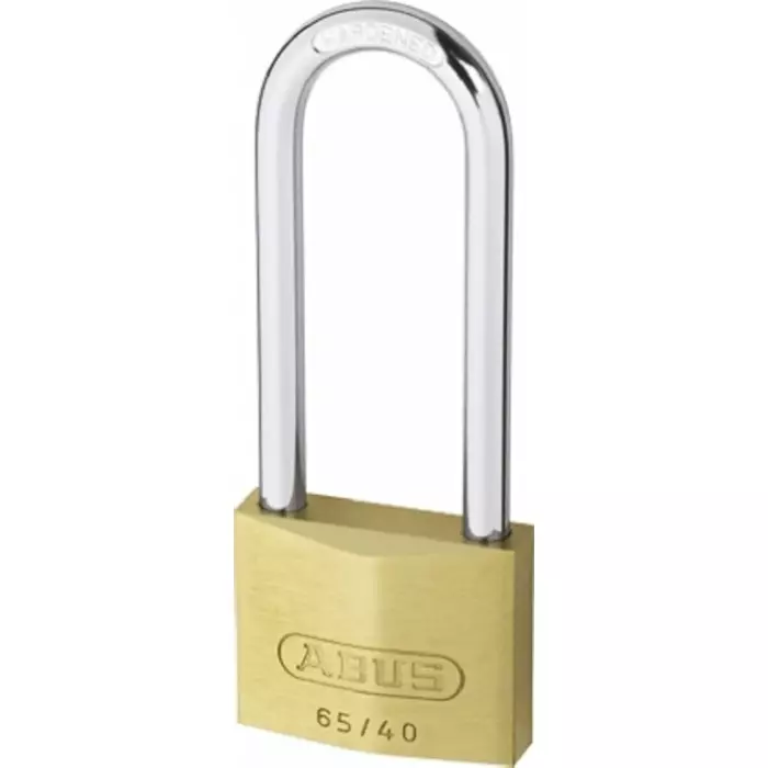 ABUS Key Weatherproof Brass Steel Padlock Keyed Alike 6 mm Shackle 65 mm Body, 65/40HB63 KA6401