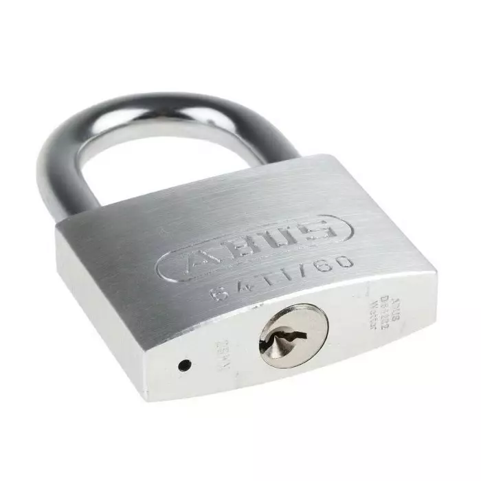 ABUS 64TI Key Weatherproof Titanium Weatherproof Padlock Keyed Alike 9.5 mm Shackle 60 mm Body, 64TI/60 KA6607