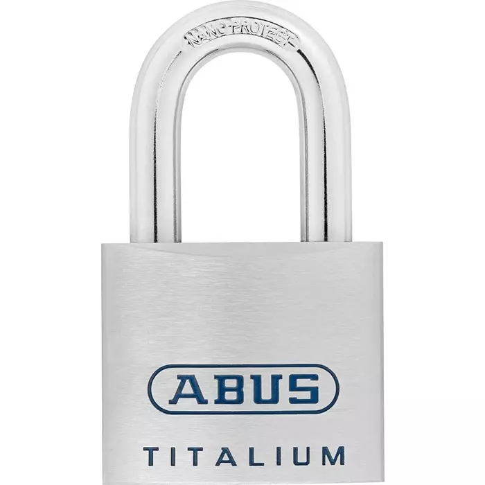 ABUS Key Weatherproof Titanium Safety Padlock 11 mm Shackle 60 mm Body, 96TI/60