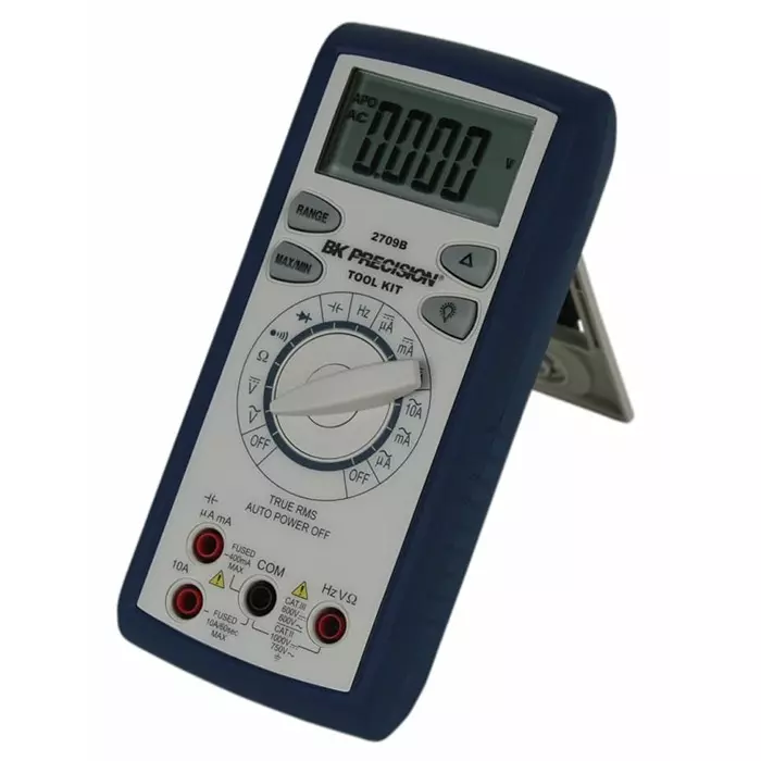 BK Precision Handheld Digital Multimeter True RMS 10A ac Max 10A dc Max 750V ac Max - UKAS Calibrated, BK2709B