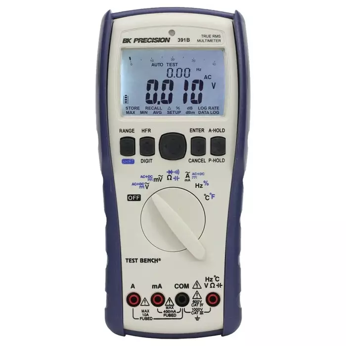 BK Precision Handheld Digital Multimeter 10A ac Max 10A dc Max 1000V ac Max, BK391B
