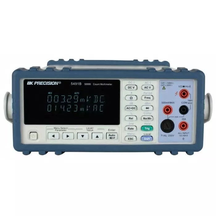 BK Precision Bench Digital Multimeter True RMS 20A ac Max 20A dc Max 750V ac Max, BK5491B