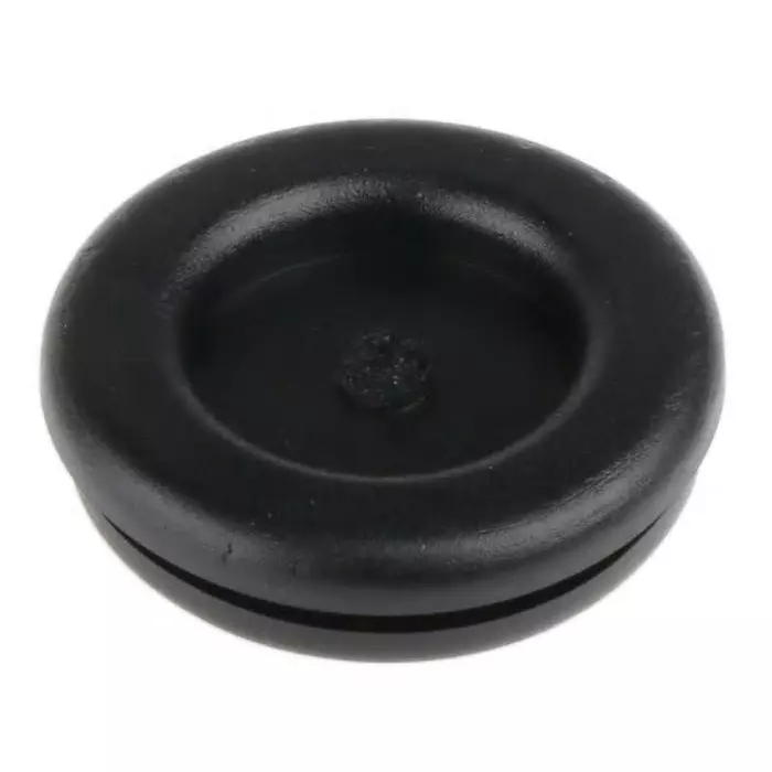 SES Sterling DG Series Cable Grommet Black PVC 22 mm, 1330354010