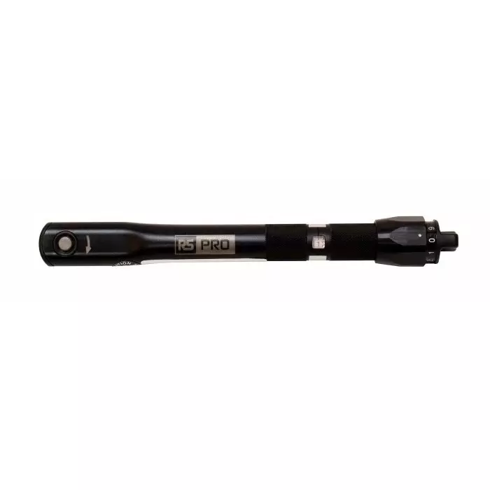 RS PRO Click Torque Wrench 1-5 Nm 1/4 inch Hex Drive, Black