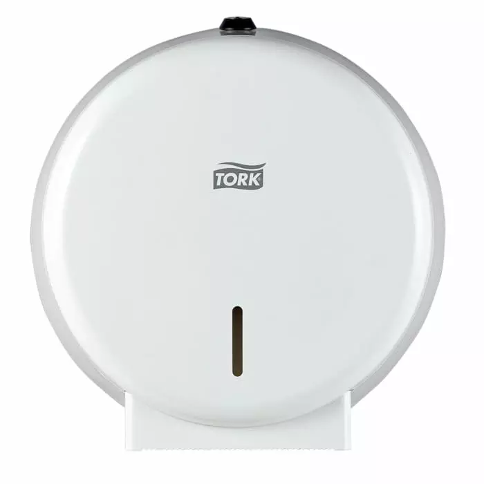 Tork White Metal Toilet Roll Dispenser 118x254x249 mm, 247040