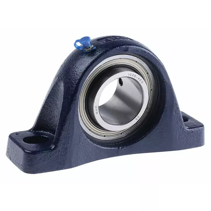 NSK Pillow Block Bearing Cast Iron 45 mm ID 12 mm Mount Hole Size, NP45