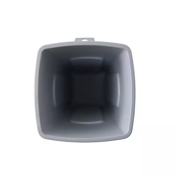 RUBBERMAID Untouchable 23gal Grey Polypropylene Waste Bin, FG356988GRAY