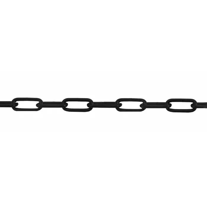 RS PRO Steel Chain Barrier, Black