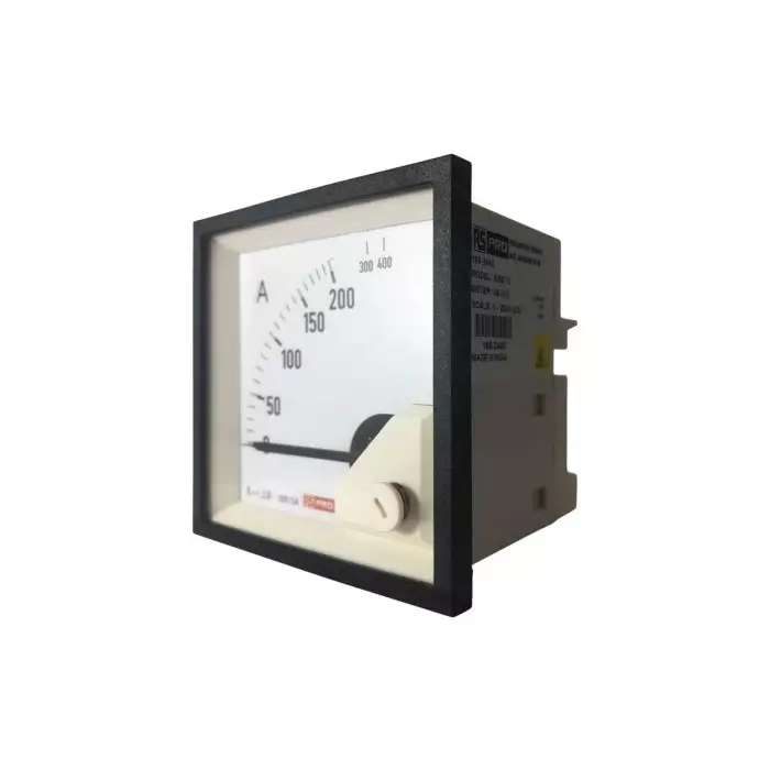 rs-pro-analogue-panel-ammeter-10-input-a-2005-ct-a-400-scle-a-ac-68mm-x-68mm-1-moving-iron-186-2445-rs