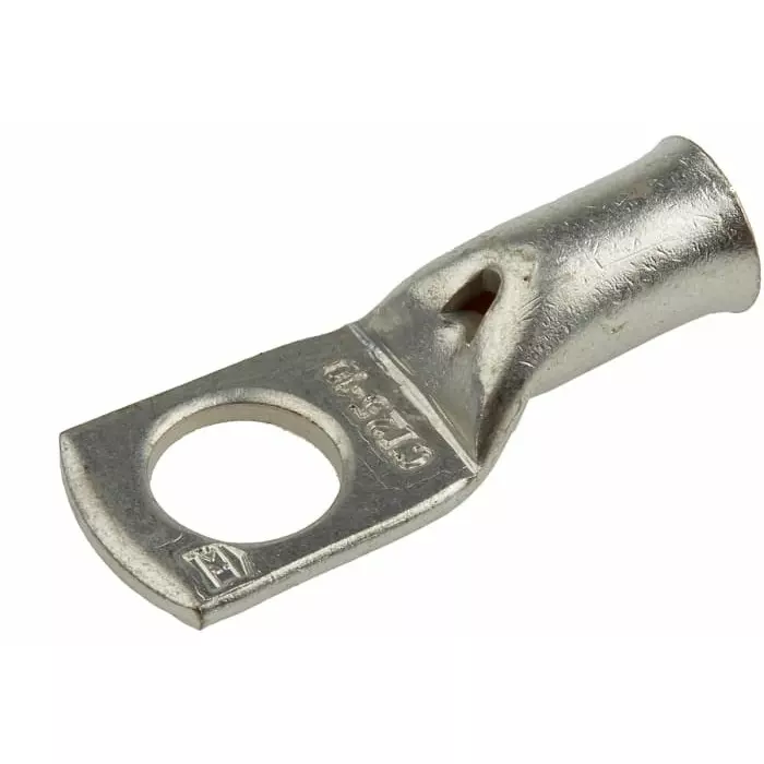 RS PRO Uninsulated Tubular Ring Terminal M10 Stud Size to 25 mm² Wire Size