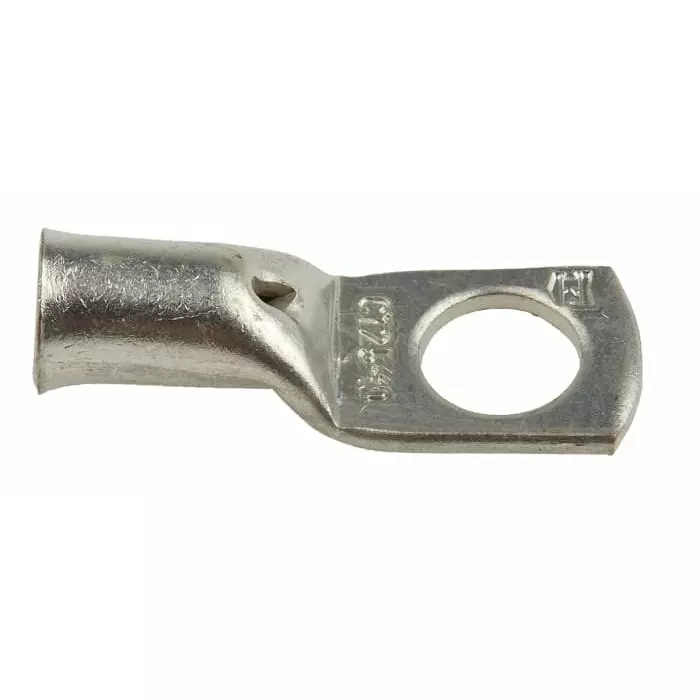 RS PRO Uninsulated Tubular Ring Terminal M10 Stud Size to 25 mm² Wire Size