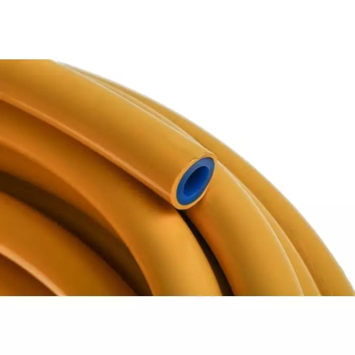 RS PRO Compressed Air Pipe Yellow PUR PVC 10mm x 30m