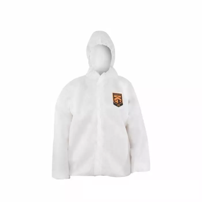 Kimberly-Clark A50 Radioactive Particulate Protection Hoodie Jacket White XXL, 99470