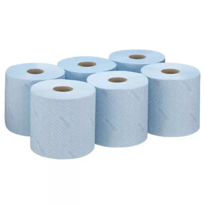 Kimberly-Clark WypAll Rolled Blue Paper Towel 500 Sheets, 7407