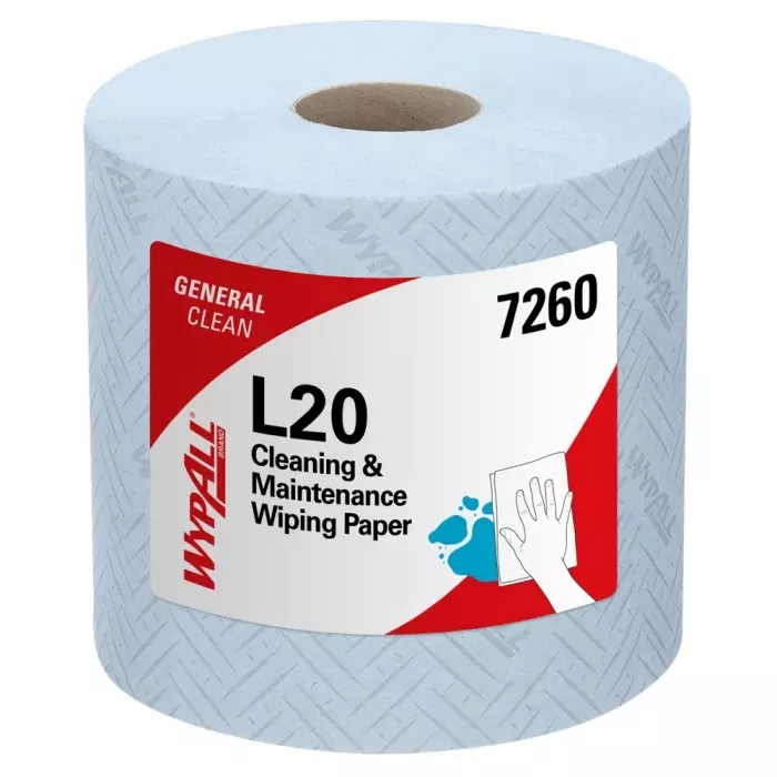 Kimberly-Clark WypAll Rolled Blue Paper Towel 550 Sheets, 7260
