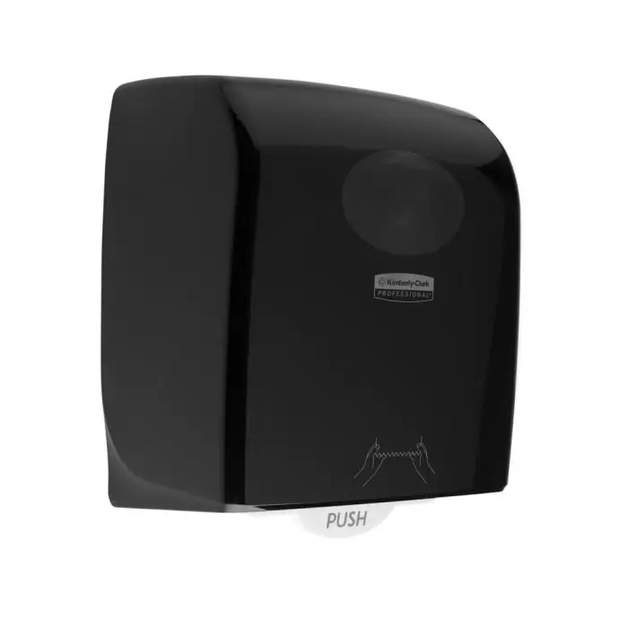 Kimberly-Clark Paper Towel Dispenser ABS Wall Mounting Black 307x243x382 mm, 7376