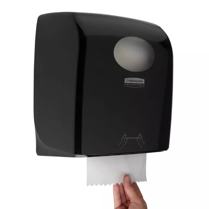 Kimberly-Clark Paper Towel Dispenser ABS Wall Mounting Black 307x243x382 mm, 7376