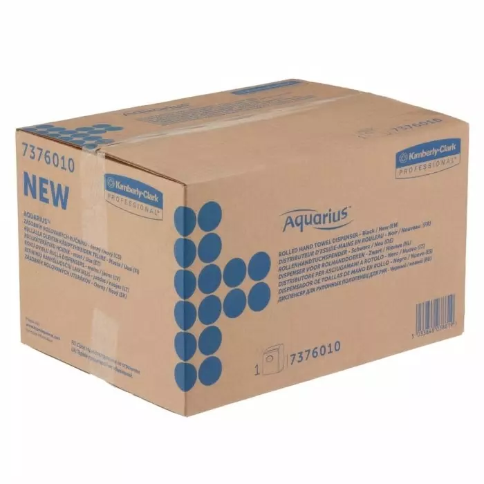 Kimberly-Clark Paper Towel Dispenser ABS Wall Mounting Black 307x243x382 mm, 7376