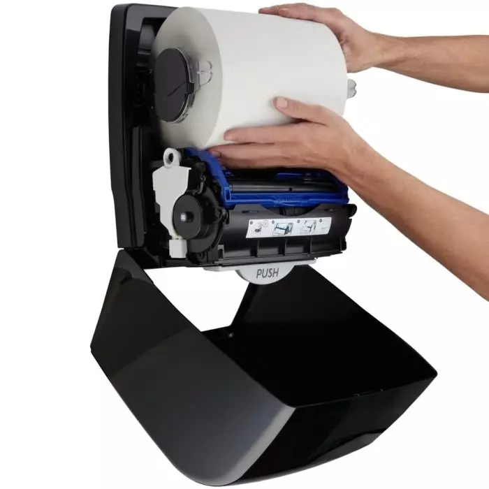 Kimberly-Clark Paper Towel Dispenser ABS Wall Mounting Black 307x243x382 mm, 7376