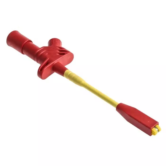HIRSCHMANN TEST AND MEASUREMENT Grabber Clip 157 mm Red, 972308101 (Pack of 2000)