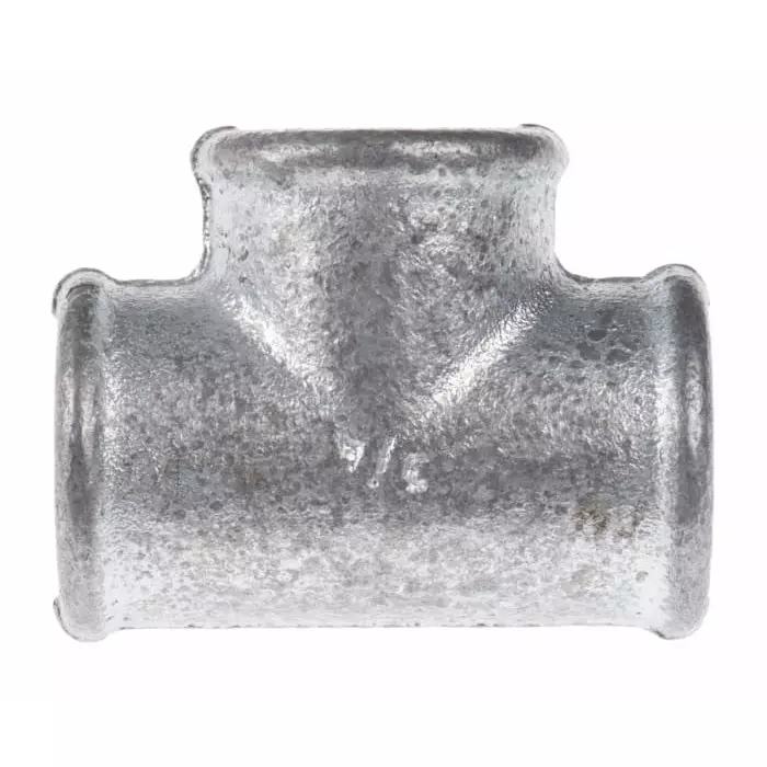Georg Tee Fischer Galvanised malleable Iron Fitting Female BSPP 3/4in to 3/4in, 770130205 (Pack of 5)