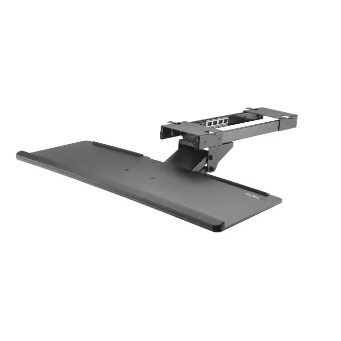 StarTech.com Built In Wrist Rest Black Keyboard Drawer, KBTRAYADJ