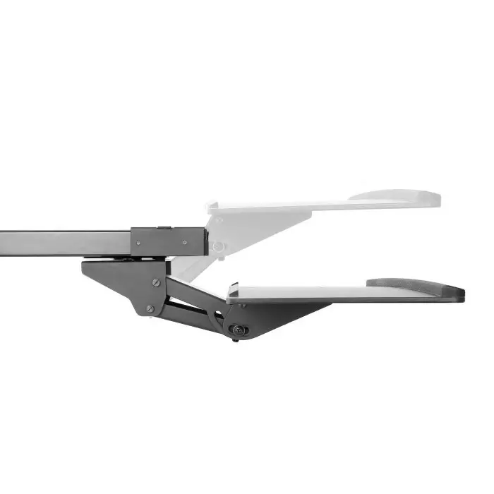 StarTech.com Built In Wrist Rest Black Keyboard Drawer, KBTRAYADJ