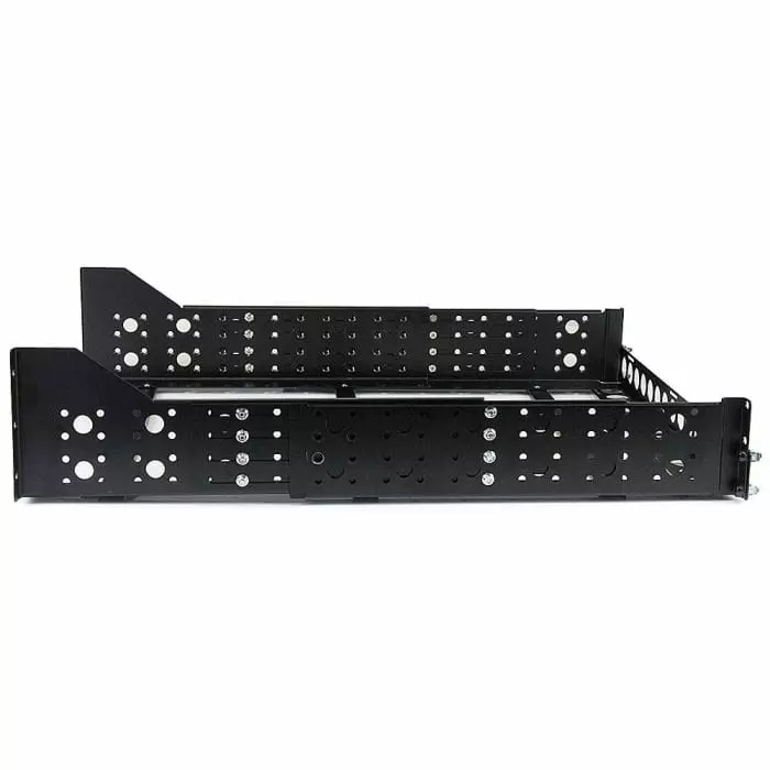 StarTech.com Rack Rail 420mm Depth 3U 45 Kg Max Load, UNIRAILS3U