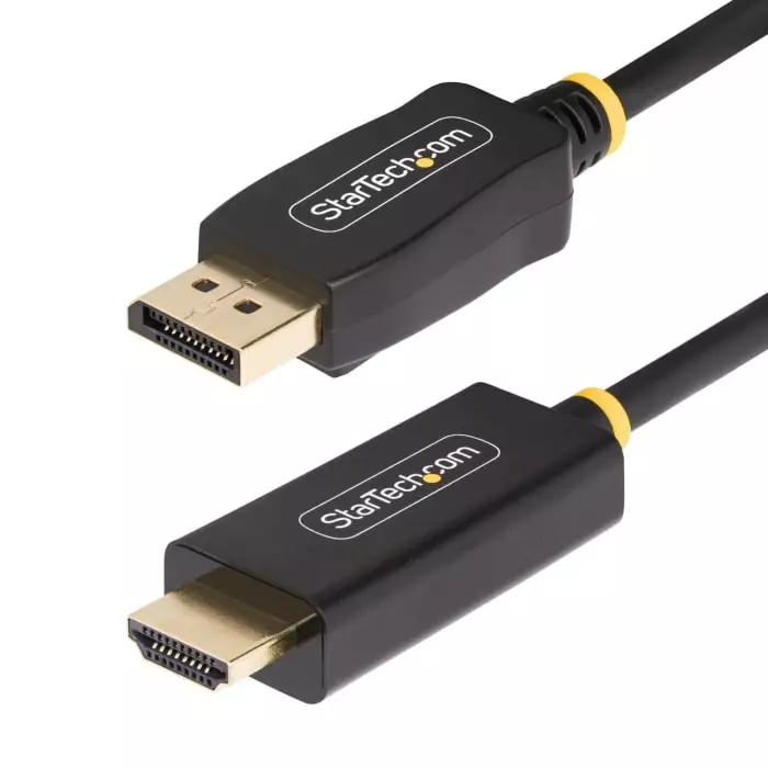 StarTech.com DisplayPort to HDMI Adapter Cable 5m Length - 4K @ 60Hz Maximum Resolution, 6F-DP-HDMI-4K60-HDR