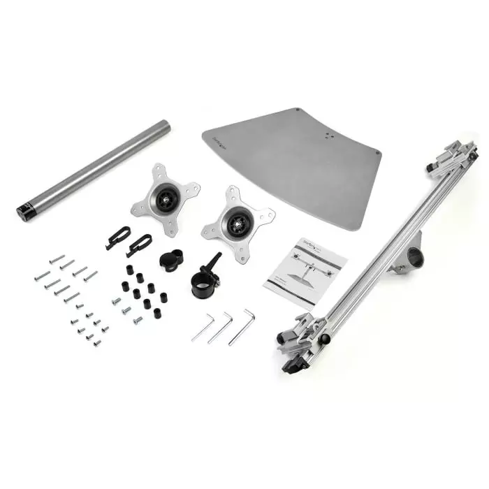 StarTech.com Monitor Arm for 2 x Screen 24 inch Screen Size, ARMDUOSS