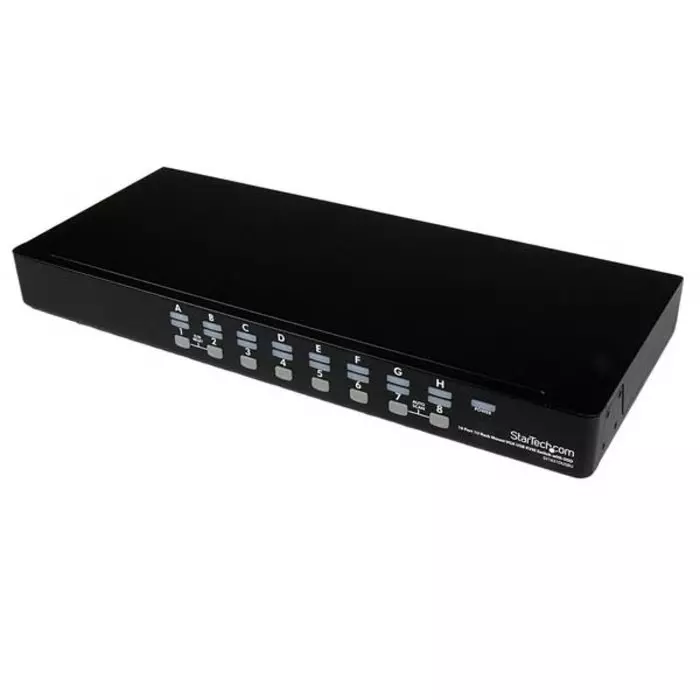 StarTech.com 16 Port USB VGA KVM Switch 1920 x 1440 Maximum Resolution, SV1631DUSBU