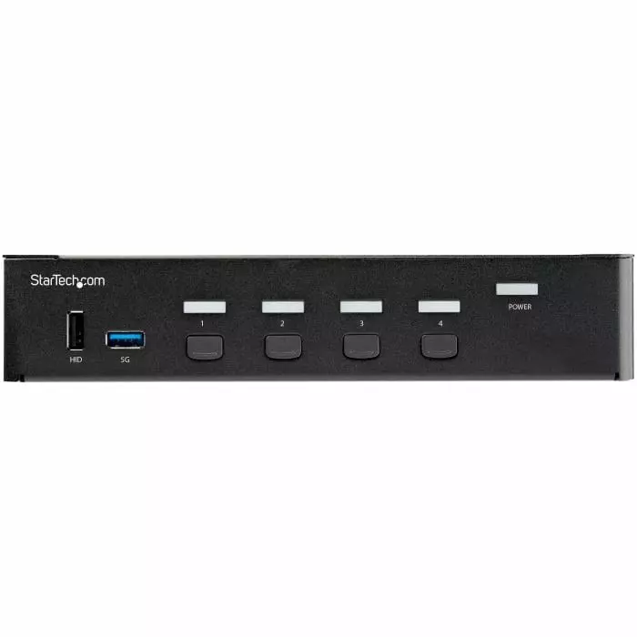 StarTech.com 4 Port USB HDMI KVM Switch 3.5 mm Stereo 3840 x 2160 Maximum Resolution, SV431HU34K6