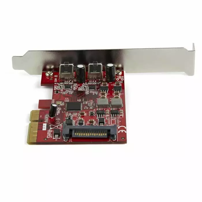 StarTech.com 2 Port USB C PCIe USB 3.1 Card, PEXUSB312C3