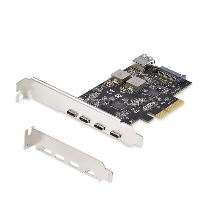 StarTech.com 5 Port USB C PCIe USB 3.2 Card, PS4C3IA3-USB-C-CARD
