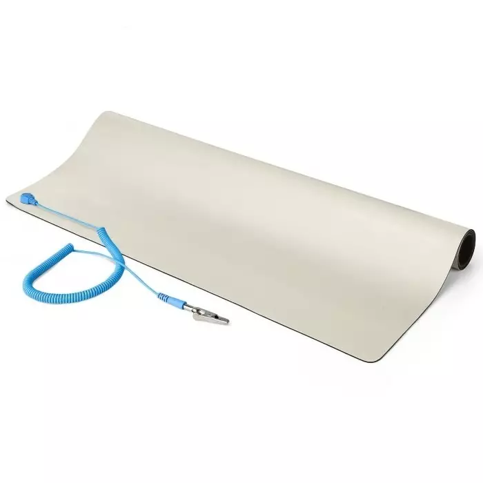 StarTech.com Beige Antistatic Workstation Kit ESD-Safe Mat 600 mm x 1.2 m x 2 mm, LG-ANTI-STATIC-MAT